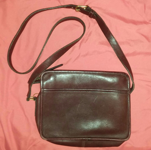 Coach Handbags - Rare Vintage Leather Coach Crossbody